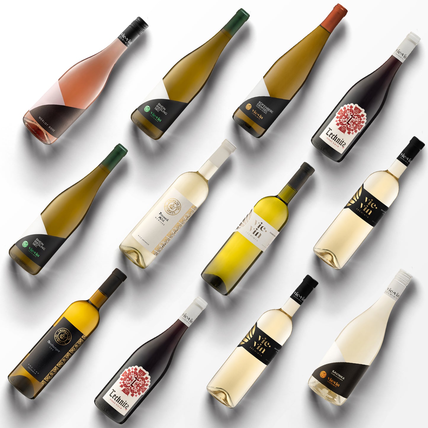PACHET 12 VINURI, GUST DE LECHINŢA