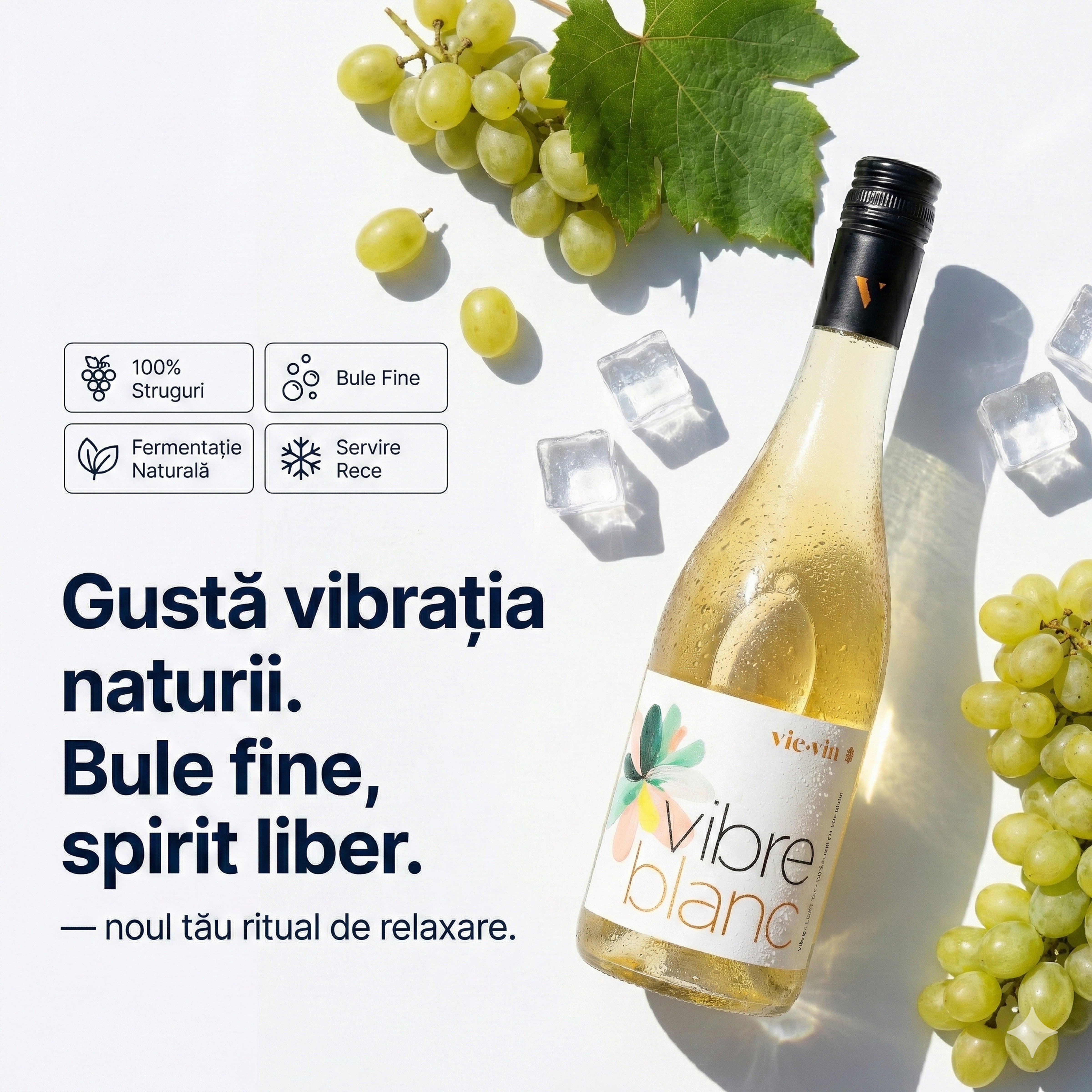 Vin petiant, VIBRE BLANC, 0.75L