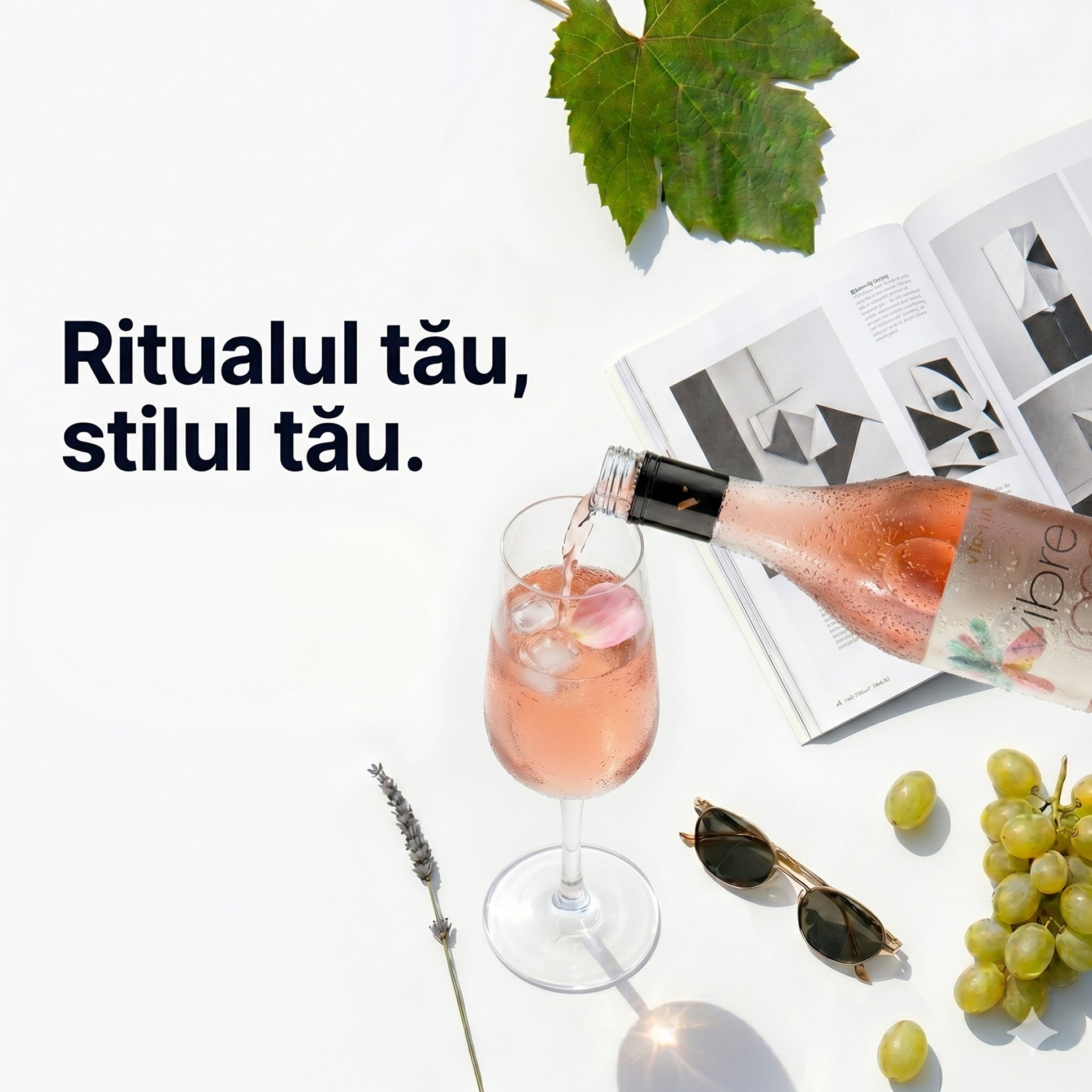 Vin petiant, VIBRE ROSE, 0.75L